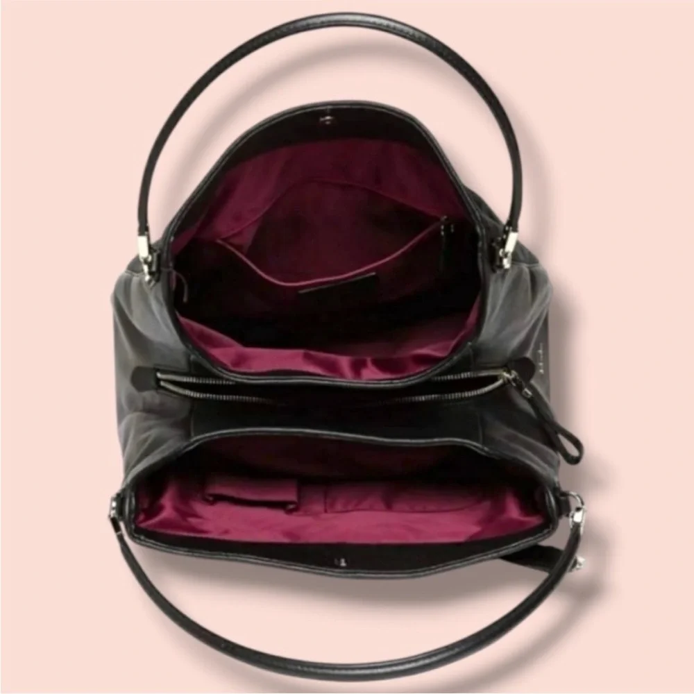 Coach 26448 Madison Phoebe Black Shoulder Bag - Picture 3 of 7